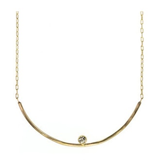 Arc Diamond Necklace