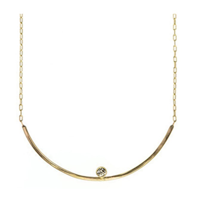 Arc Diamond Necklace