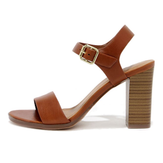 In Any Event Tan High Heel Sandal