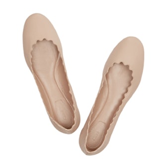 Lauren Leather Ballet Flats