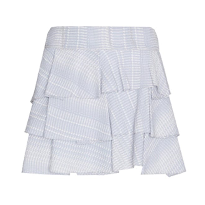 10 Crosby Tiered Silk Ruffle Skirt