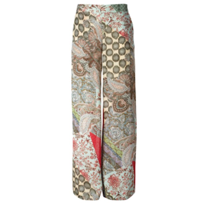 Floral Print Trousers