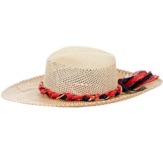 Cutout-Crown Panama Hat