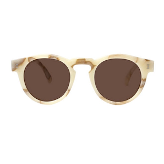 Leonard Cream Marble Sunglasses