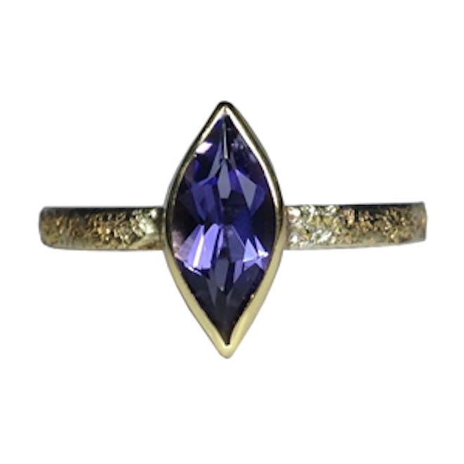 Stacker with Marquise Iolite Ring