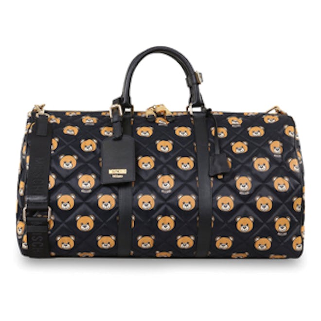 Quilted Teddy Bear Travel Bag