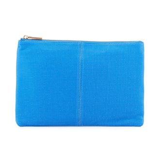 Perforated Cobalt Pouch