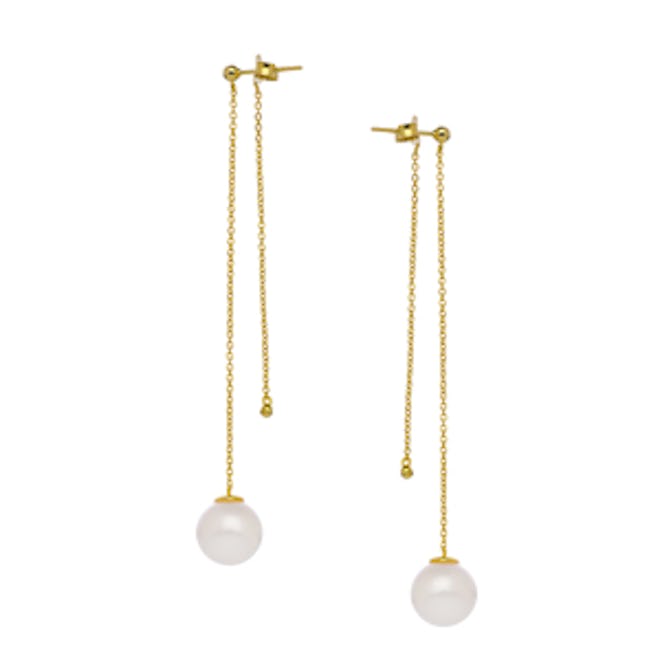 Pearl Front and Back Earrings