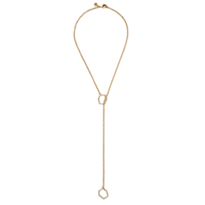 Gold Lariat Necklace