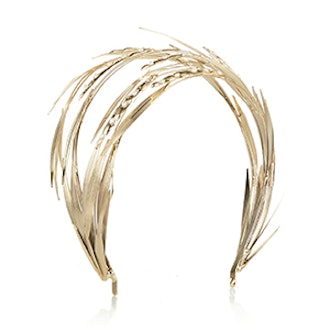 Gold-Tone Pearl Headband