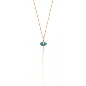 Band of Outsiders Drop Necklace in Turquoise