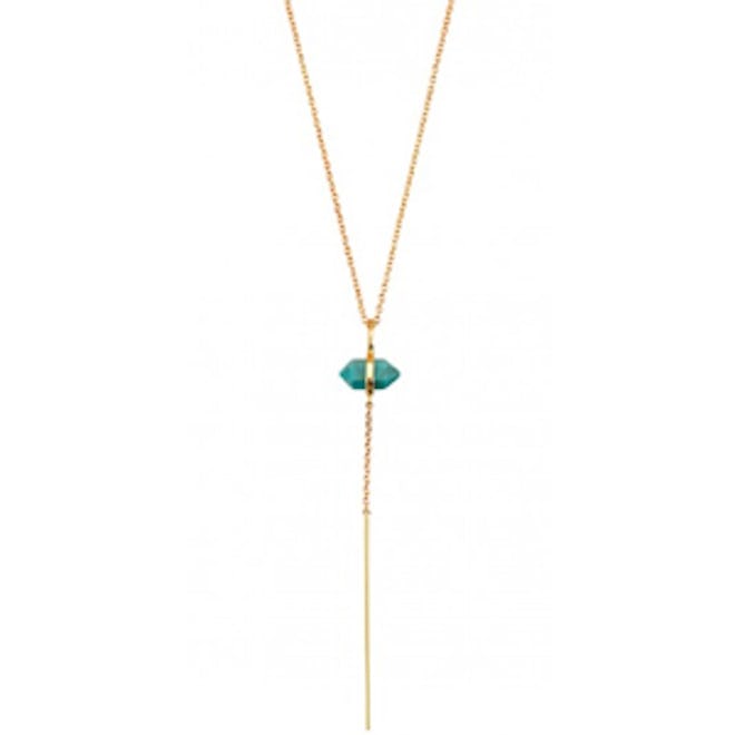 Band of Outsiders Drop Necklace in Turquoise