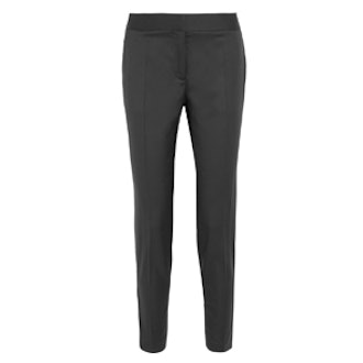 Vivian Wool-Twill Tapered Pants