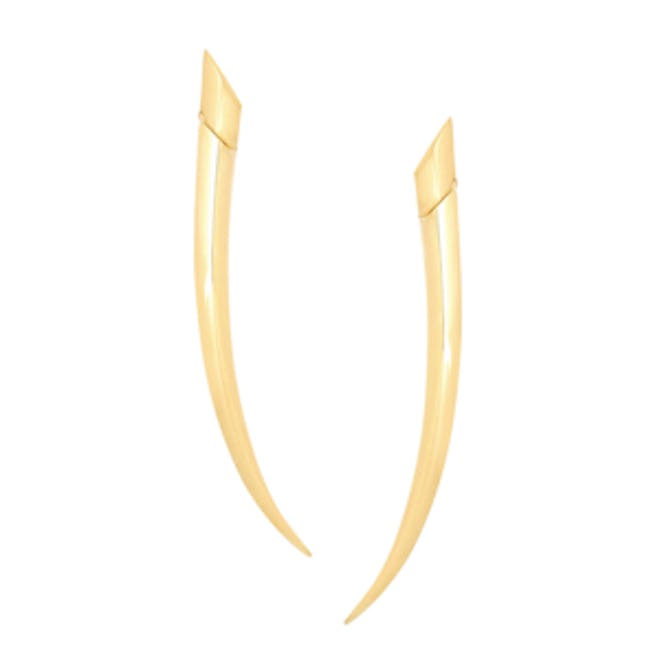 Sabre Large 18-Karat Gold Earrings