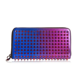 Spiked Patent-Leather Wallet