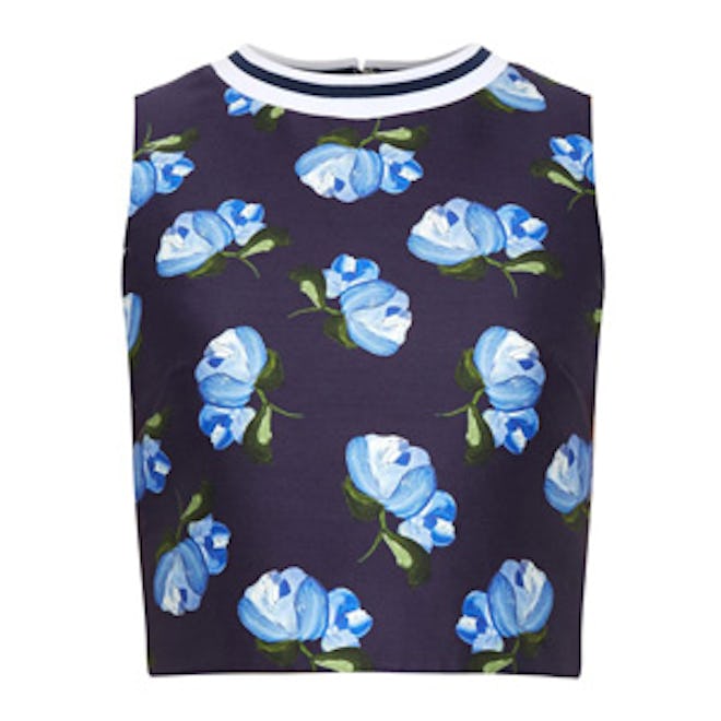 Morley Floral-Print Cropped Top