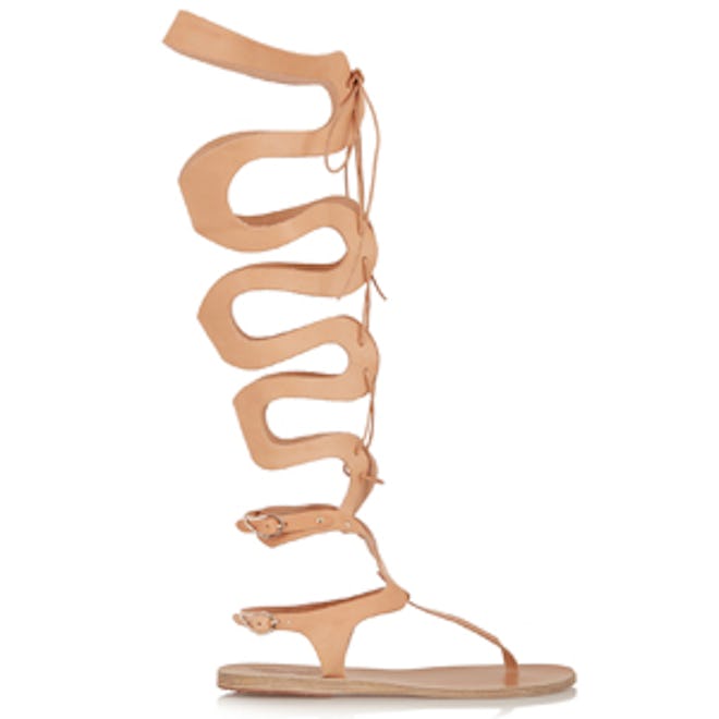 Kori Lace-Up Leather Sandals