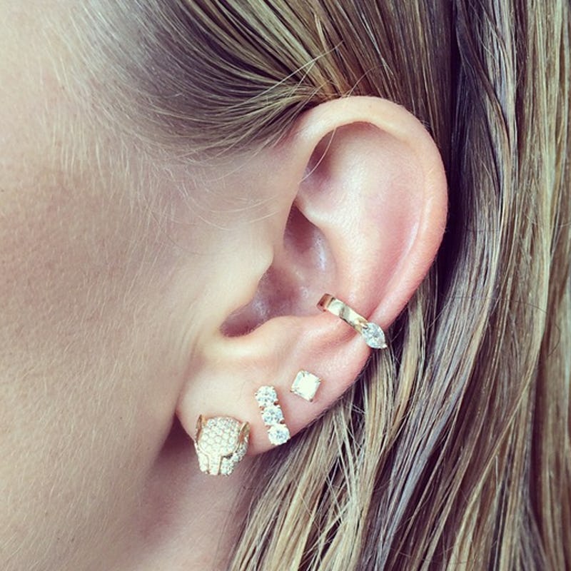 15 Fresh Ways To Stack Your Earrings