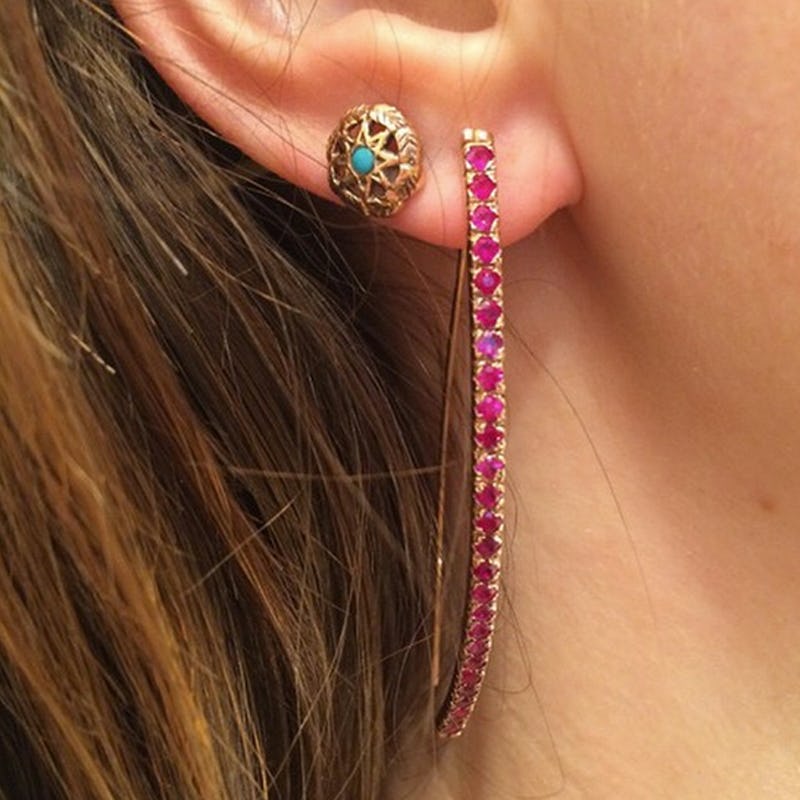 15 Fresh Ways To Stack Your Earrings