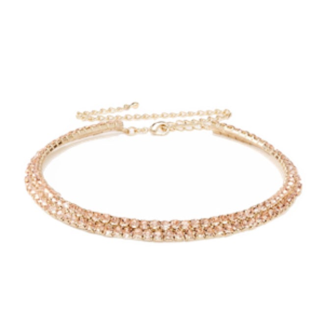 Jewel-Row Choker Necklace