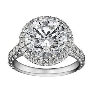 0.5 Carat Brilliant Cut Diamond & Platinum Ring, Starting At $8850
