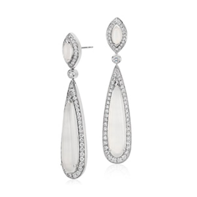 Monique Lhuiller Moonstone Drop Earrings