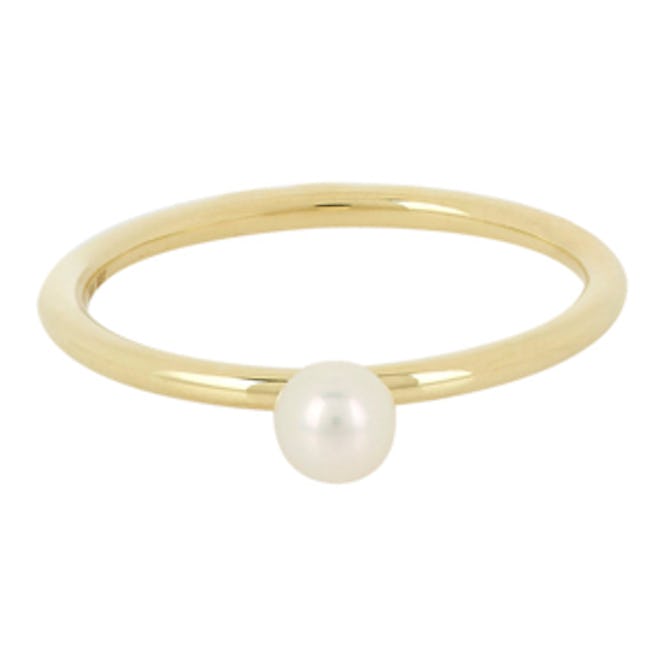 Pearl and Gold Ring
