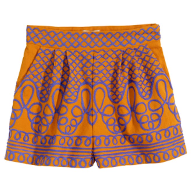 Embroidered Shorts