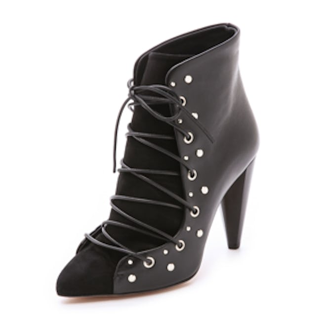 Xola Lace-Up Booties