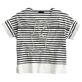 Swingy Lace-Up Sailor Tee
