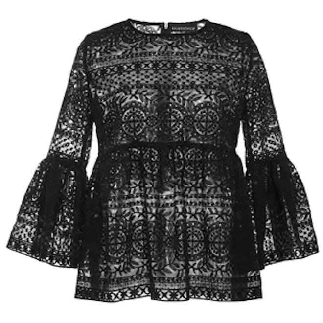 Bell Sleeve Lace Top
