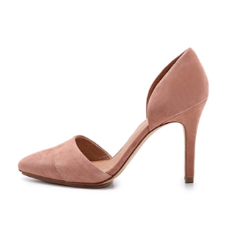 The Suede D’Orsay Pumps