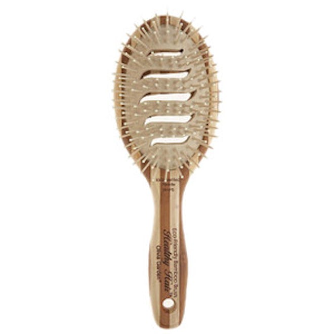 Healthy Hair Eco-Friendly Bamboo Professional Ionic Vented Paddle Brush