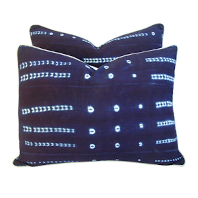 Indigo Batik & Linen Pillows