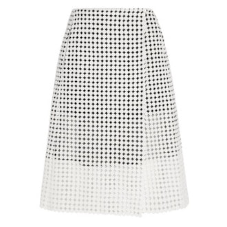 Crocheted Cotton Wrap Skirt