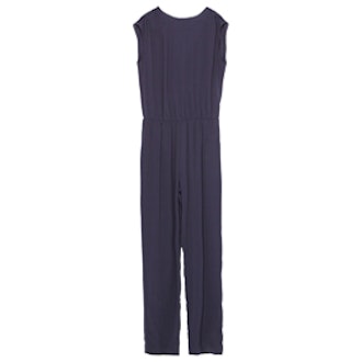Long Jumpsuit With Gathered Back