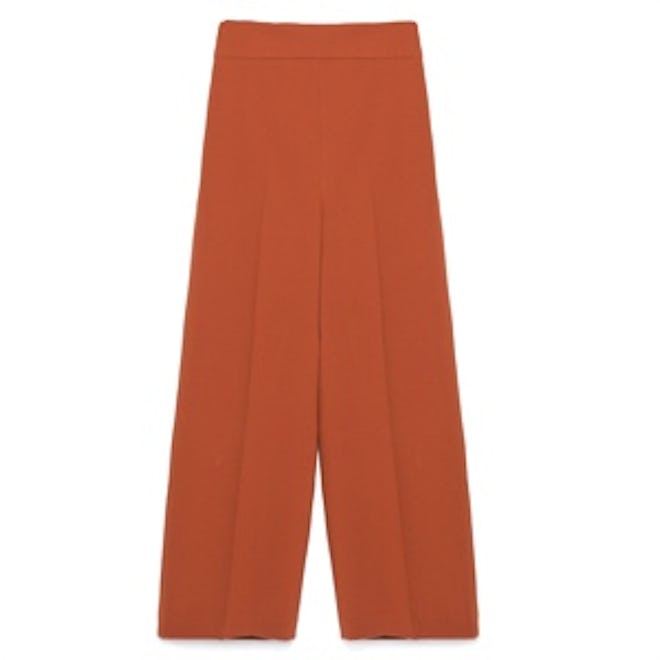 Cropped High Waisted Trousers