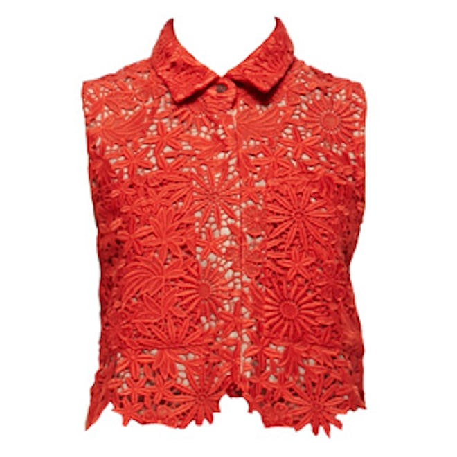 Cisco Sleeveless Floral Lace Top