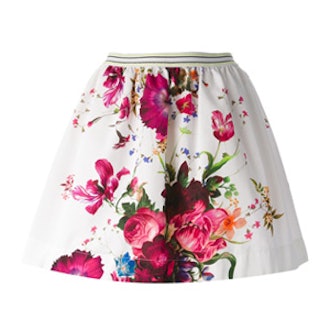 Floral Print Skirt