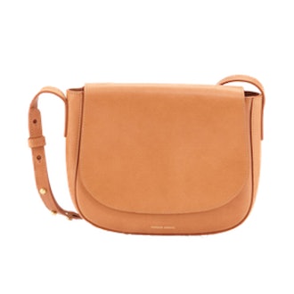 Vegetable Tanned Leather Crossbody Flap Bag