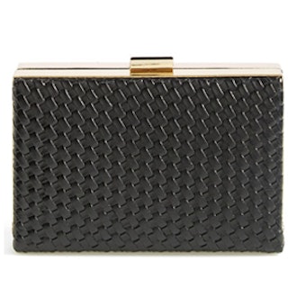 Woven Box Clutch