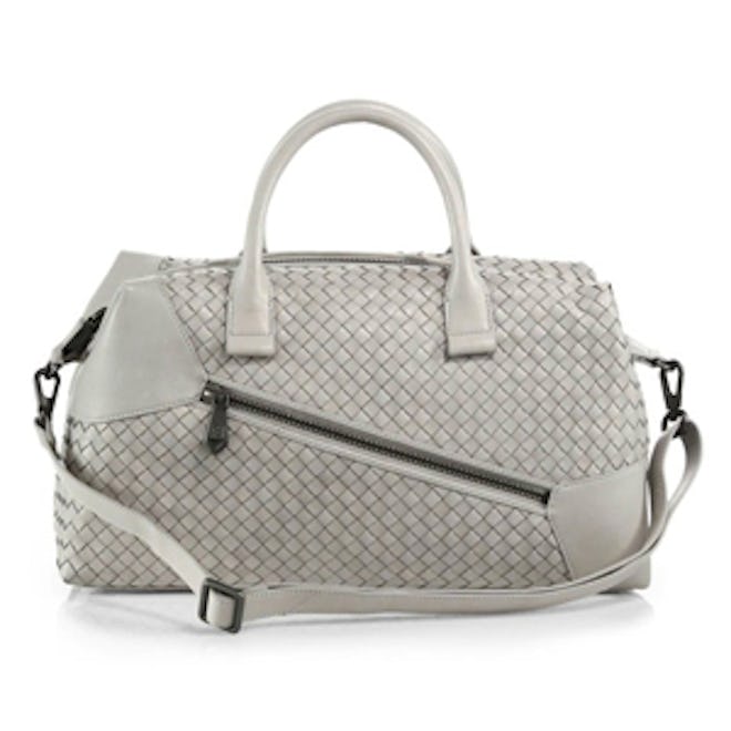 Weekend Woven Leather Satchel