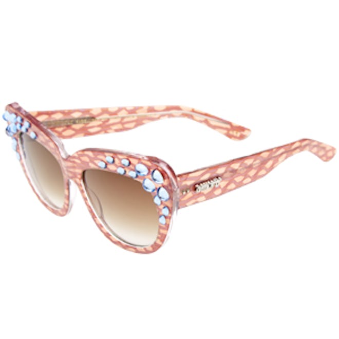 Embellished Cat Eye Sunglasses