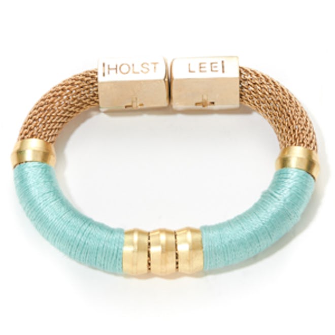 Color-Block Bracelet in Light Turquoise