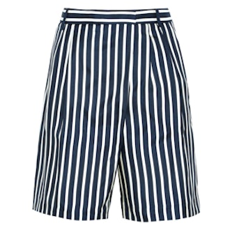 Stripe Silk Short