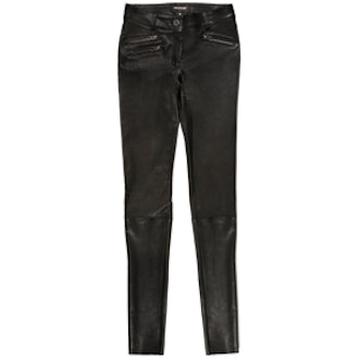 Miki-S4 Black Leather Pants