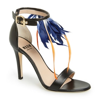 Feather Ankle-Wrap Sandal