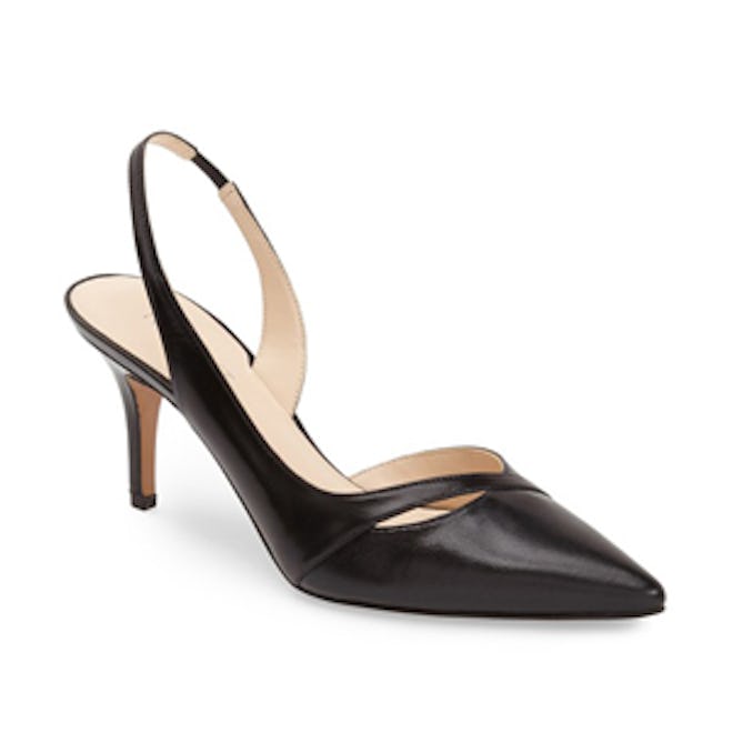 Korkskrew Slingback Leather Pump