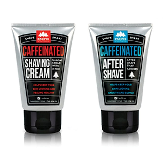 Caffeinated Shaving Cream and Aftershave Set