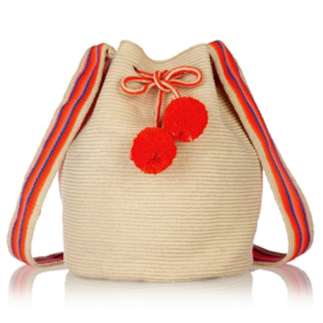 Lilia Crocheted Cotton Shoulder Bag